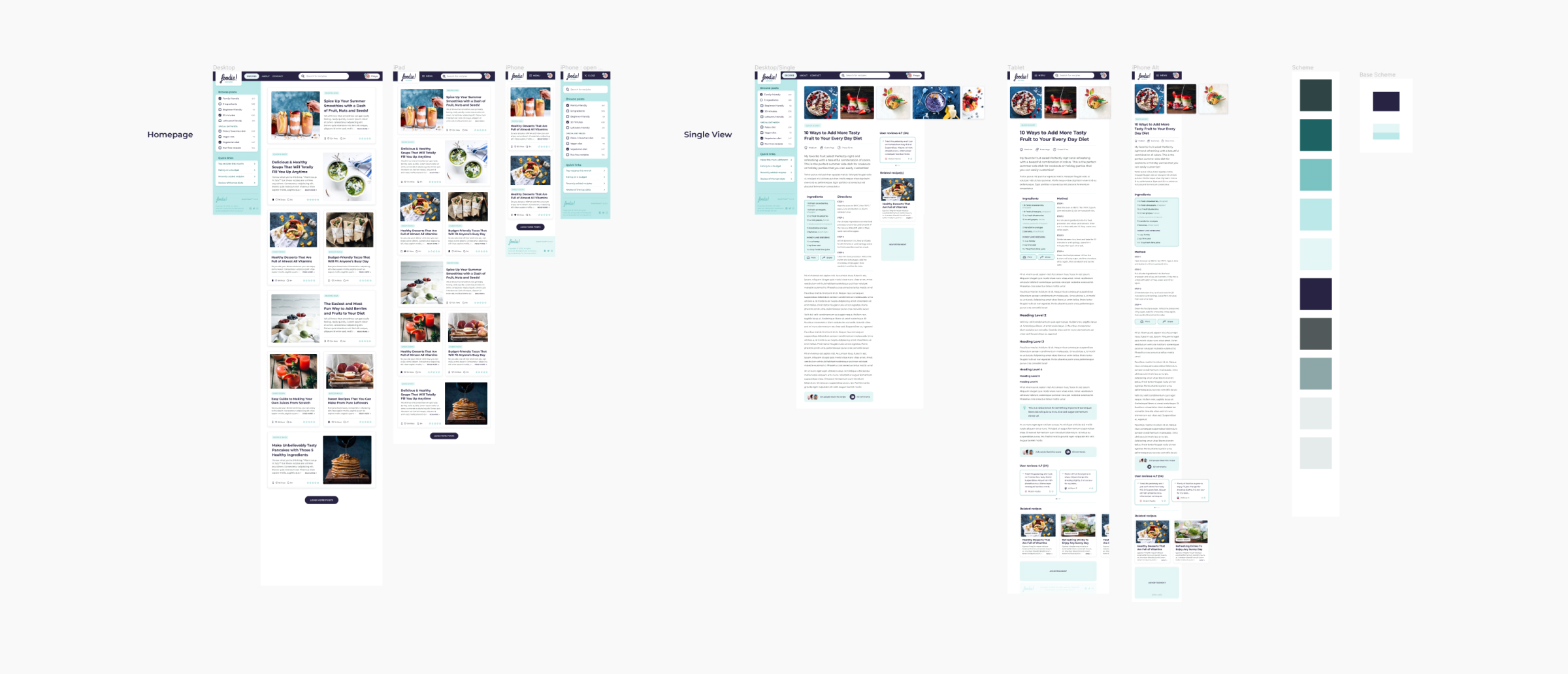 3 design layout